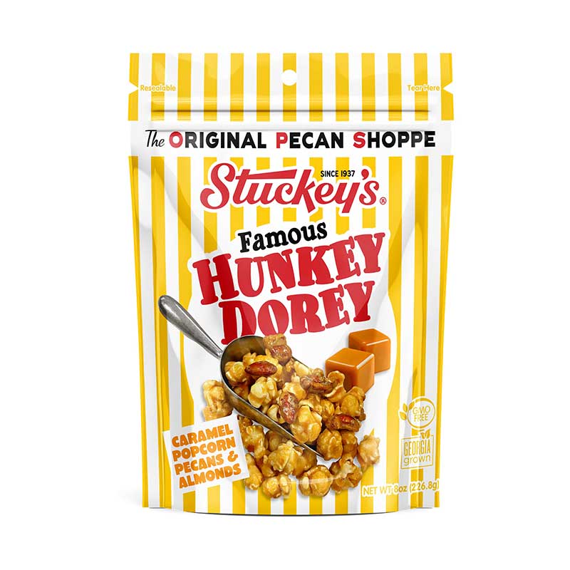 Hunkey Dorey popcorn from Stuckey's, available from Harley Butler Trading Company at Frisco Mercantile