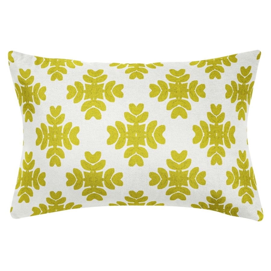 Brushstrokes Citrine Throw Pillow
