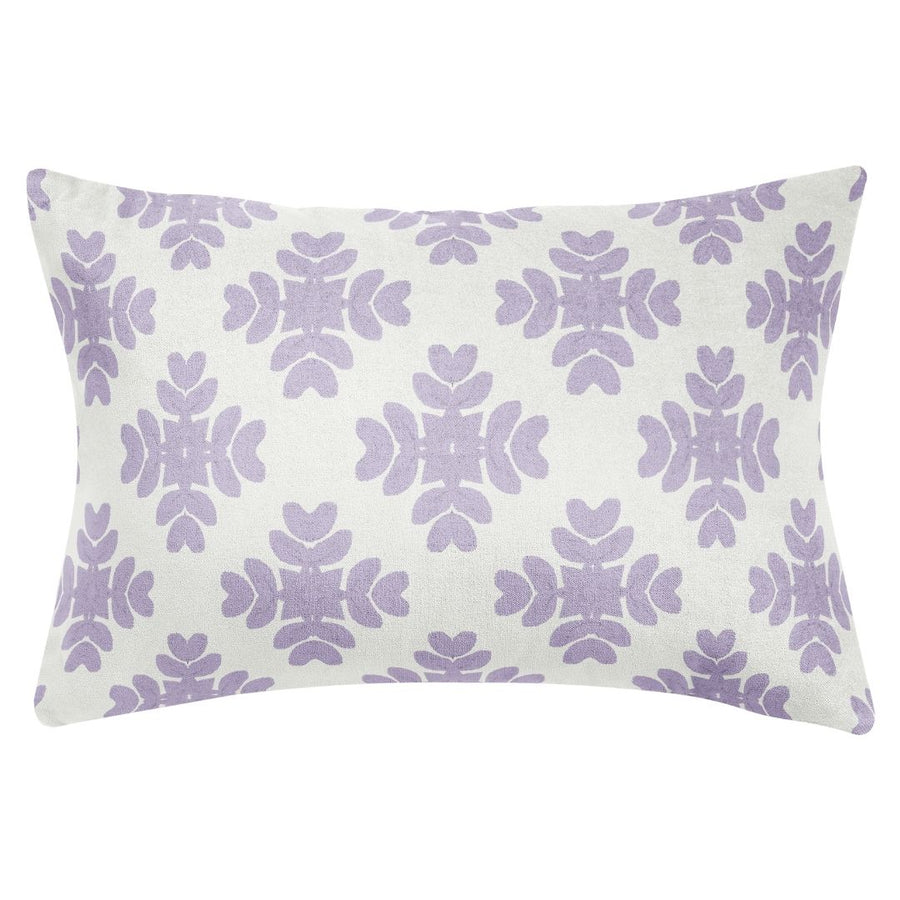 Brushstrokes Lavender Throw Pillow