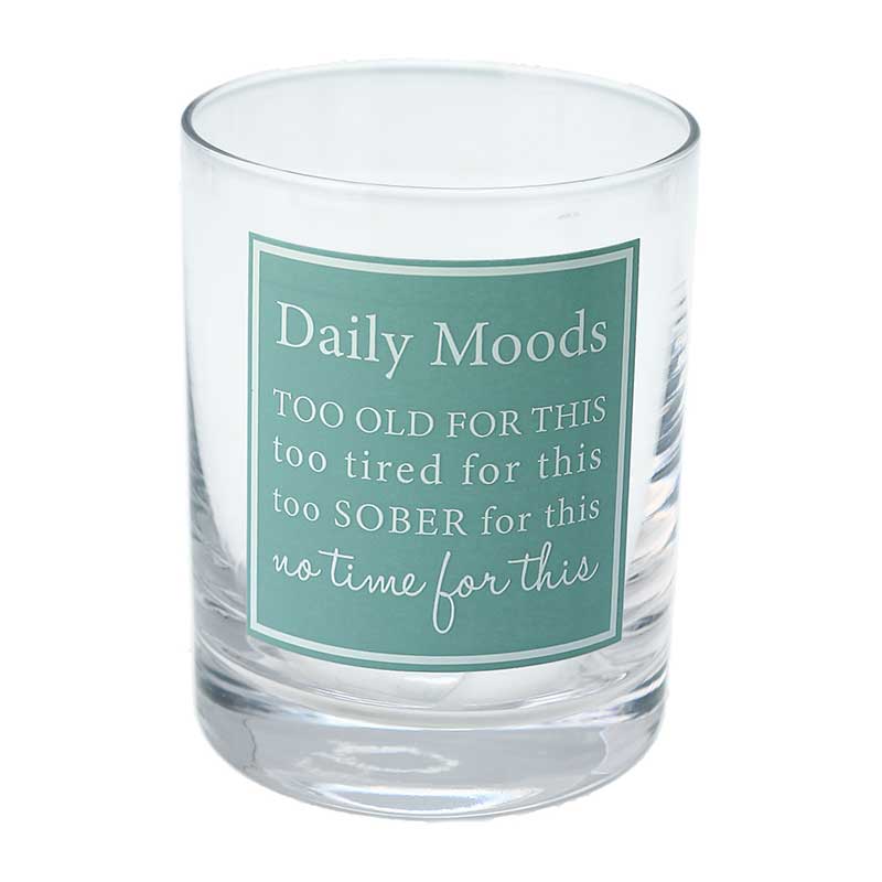 Daily Moods 11 oz Rocks Glass