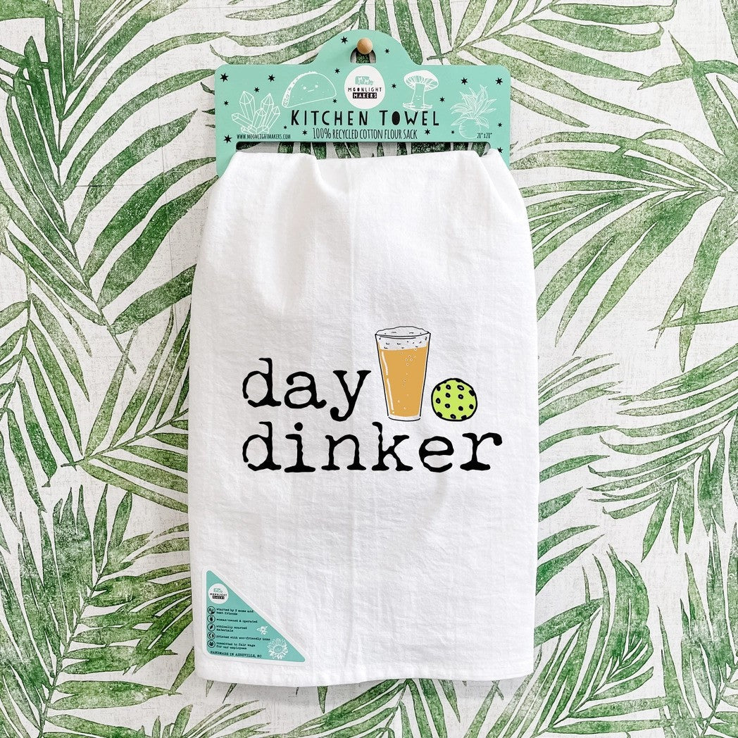 Day Dinker Pickleball Kitchen Towel