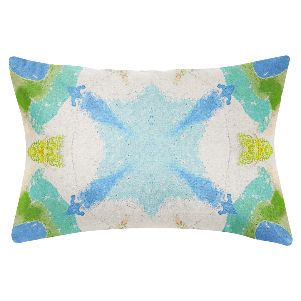 Hyacinth Azul Throw Pillow 22" square