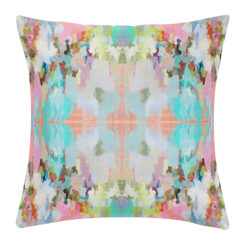 Brooks Avenue linen pillow inspired by original art from Laura Park Designs lumbar