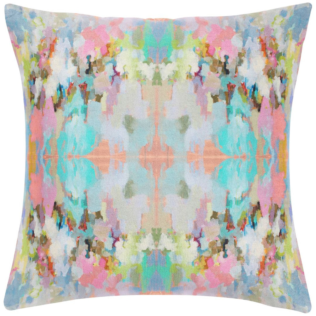 Brooks Avenue linen pillow inspired by original art from Laura Park Designs 26&quot; square