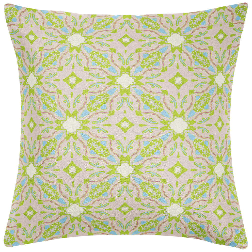 Lagos Blush Throw Pillow 26&quot; square