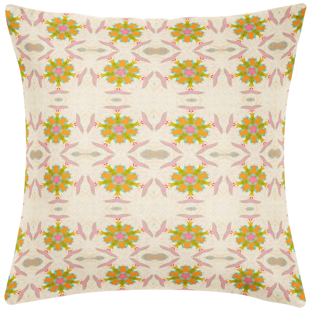 Pink Street Throw Pillow 26&quot; square