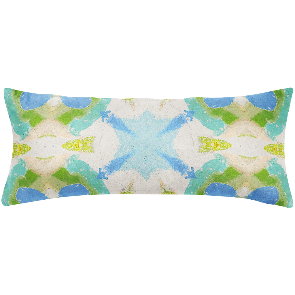 Hyacinth Azul Throw Pillow 14x36&quot; bolster