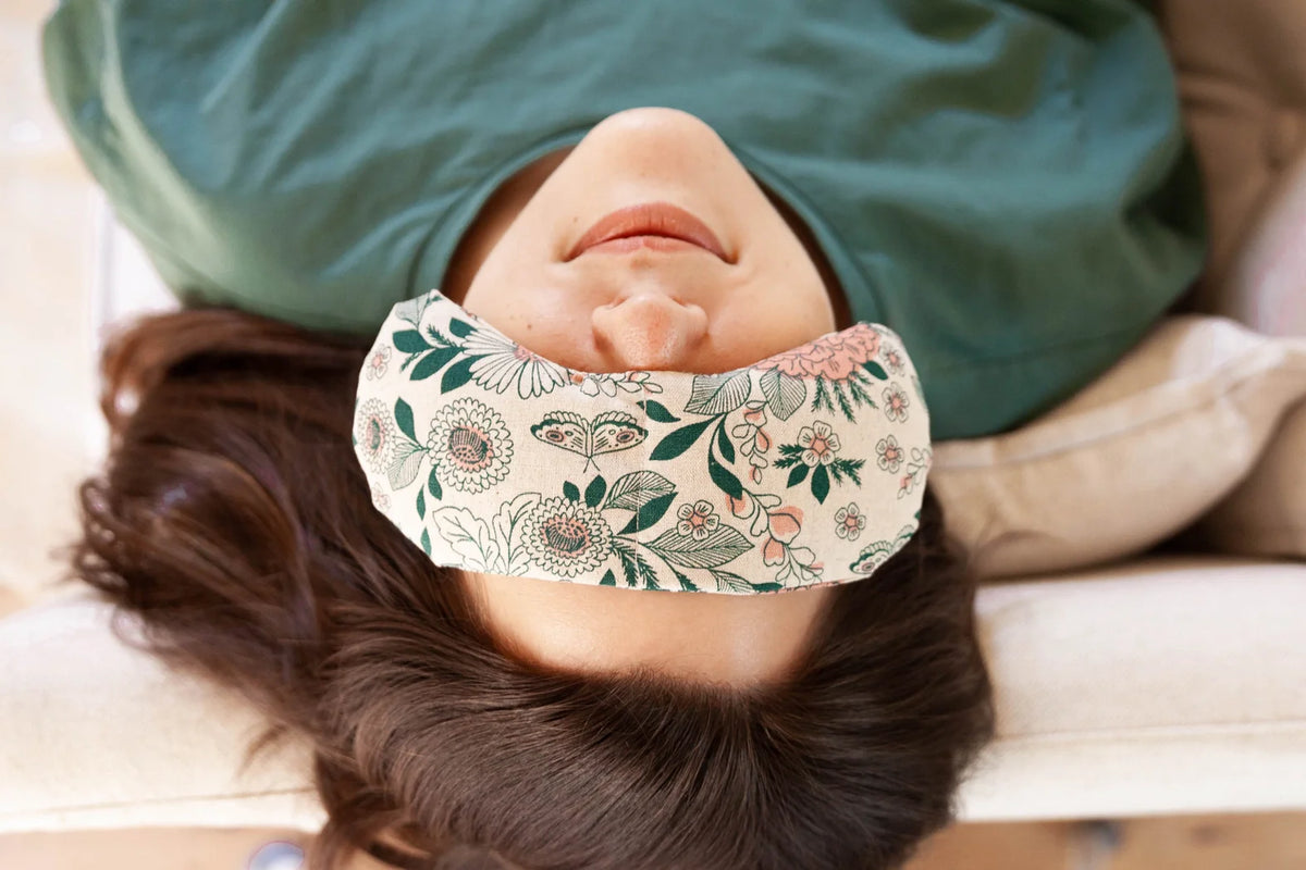 Hidden Falls Migraine Mask is great for meditation