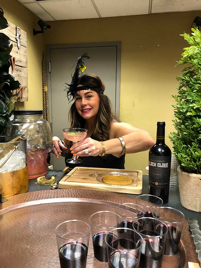 Ladies Night at Frisco Mercantile 10/21/2021 - Serving a themed beverage