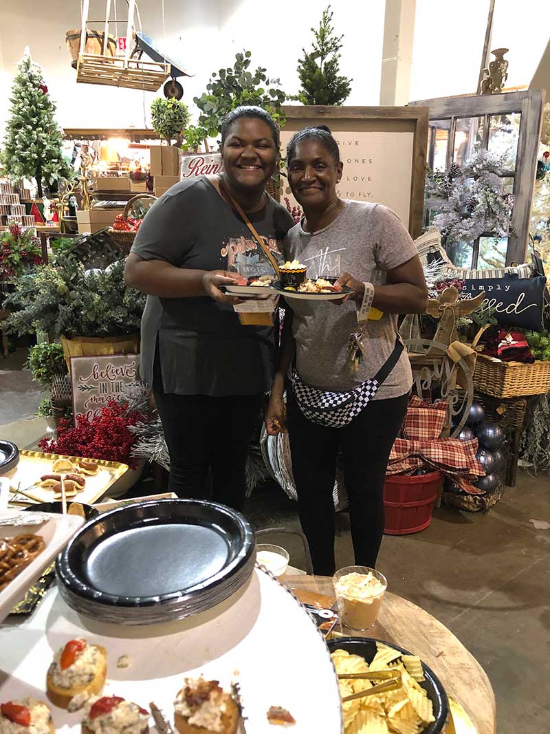 Ladies Night at Frisco Mercantile 10/21/2021 - Enjoying some dainty morsels