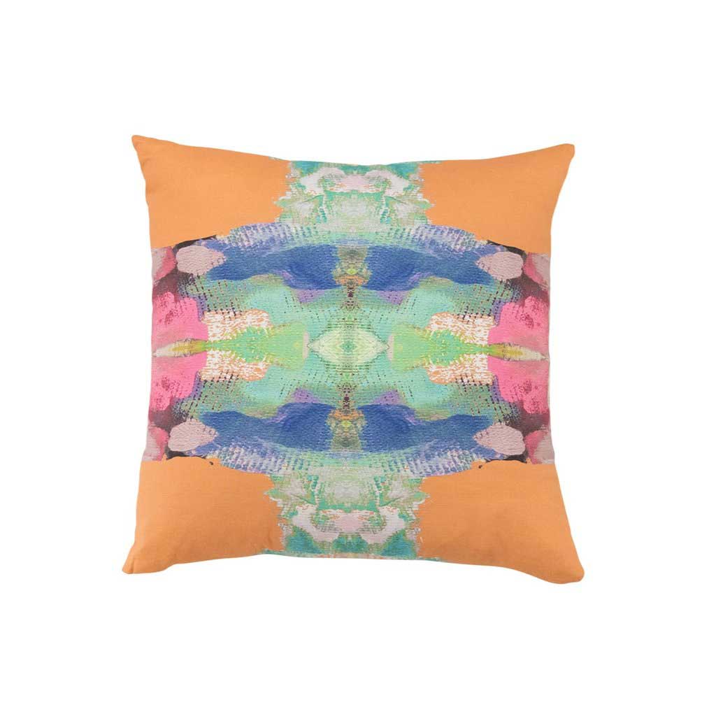 Provence L&#39;Orange Faux Hide Pillow Laura Park Designs Square