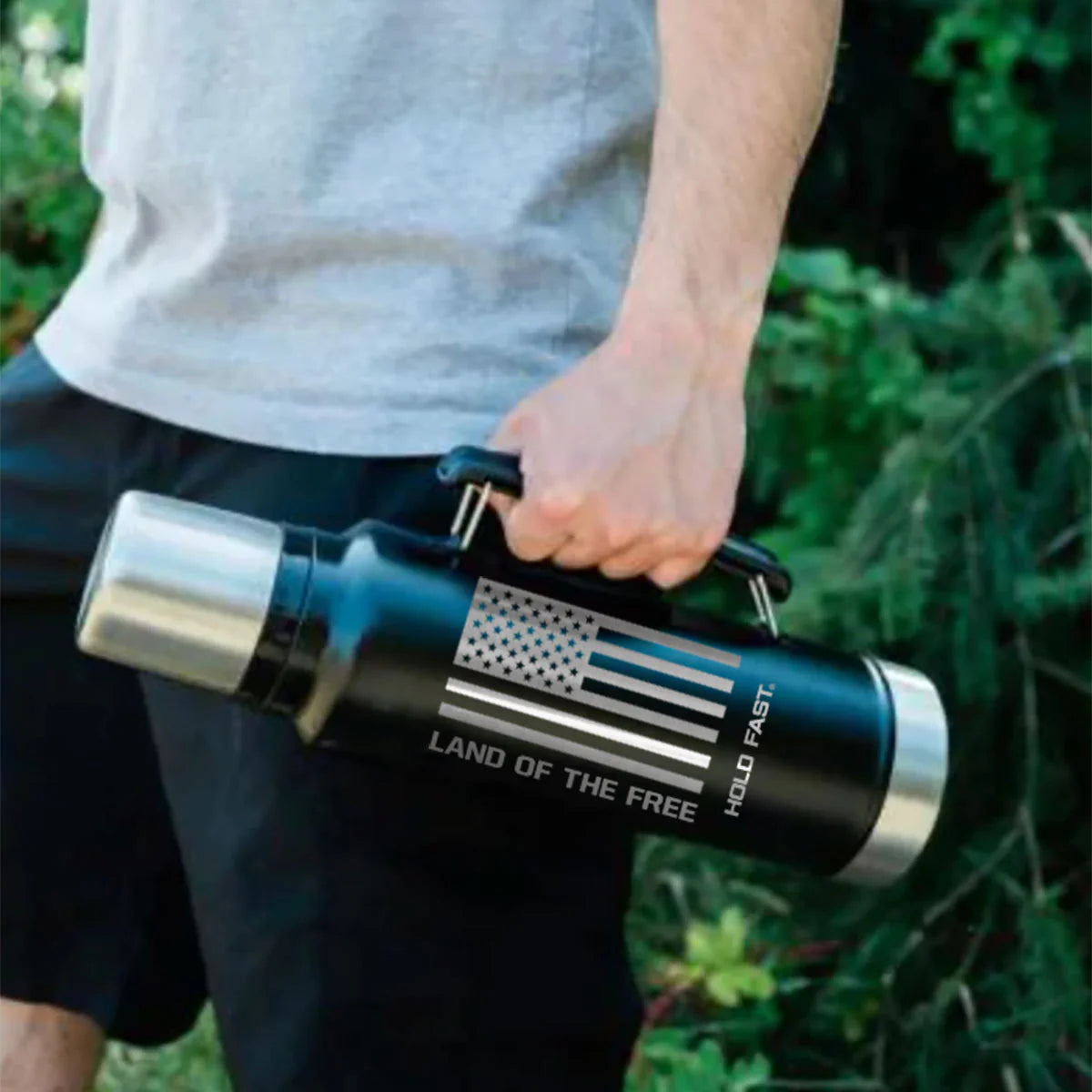 HOLD FAST 42 oz. Black Flag Tumbler