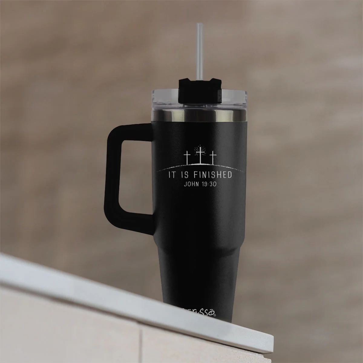 It Is Finished 30 oz. Stainless Travel Mug