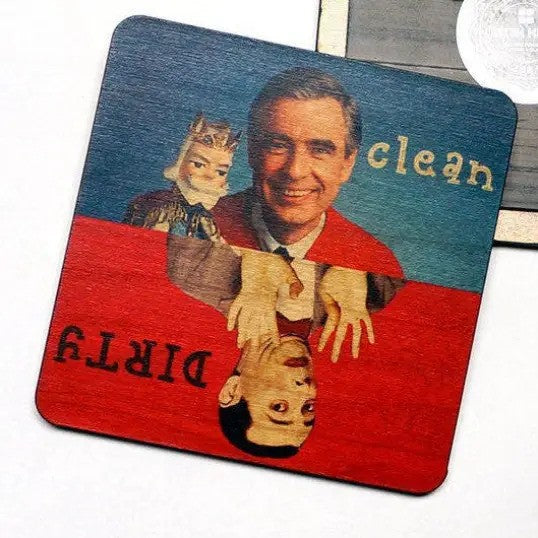 Mr. Rogers & Pee Wee Herman Dishwasher Magnet