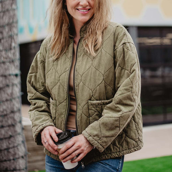 ジャケット・アウター have a good day / QUILT VEST - OLIVE have a good day / QUILT VEST - 伝われ OLIVE
