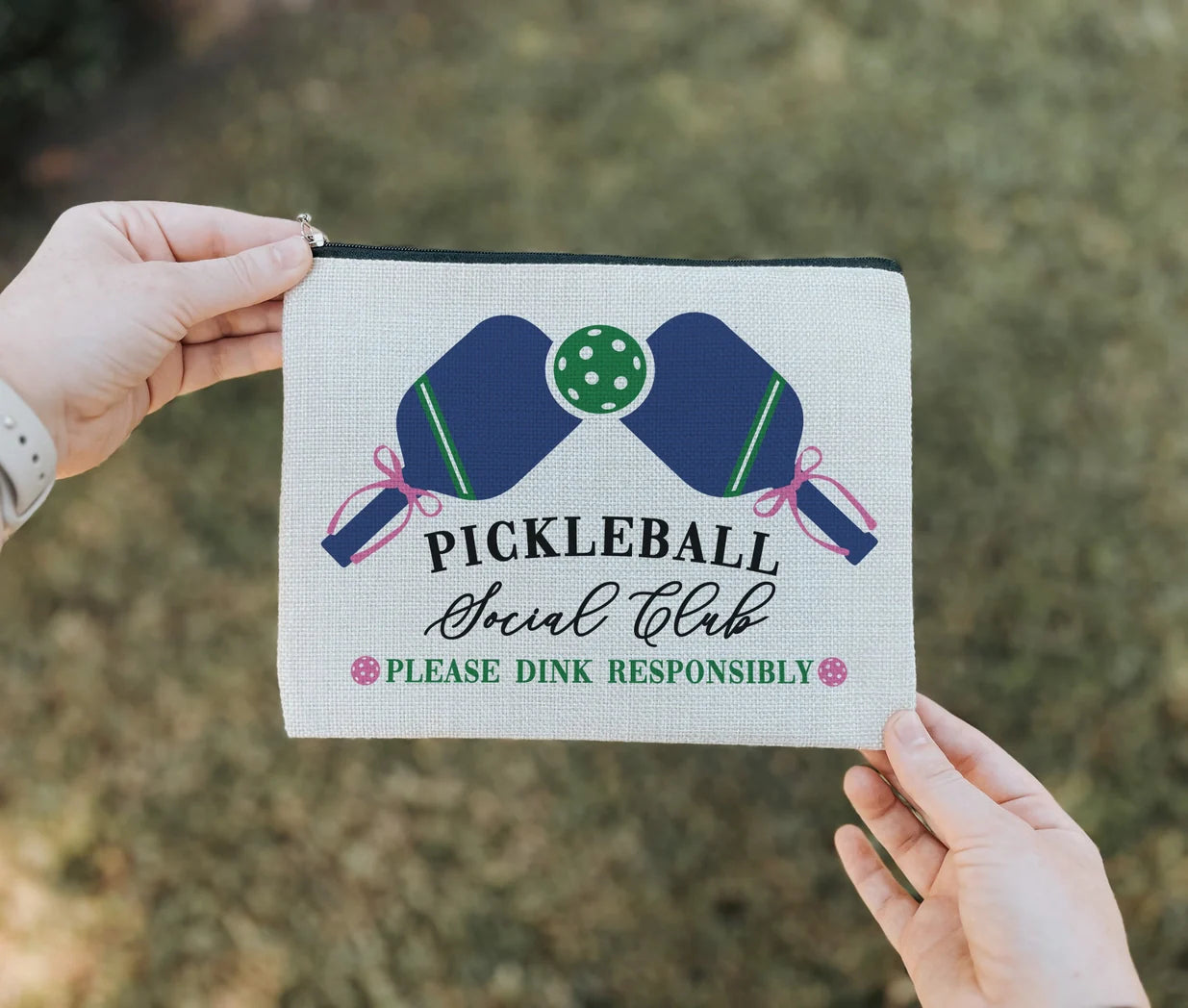 Pickleball Club Makeup Bag