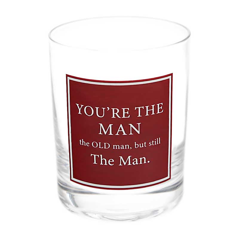 You&#39;re The Man 13 oz Rocks Glass