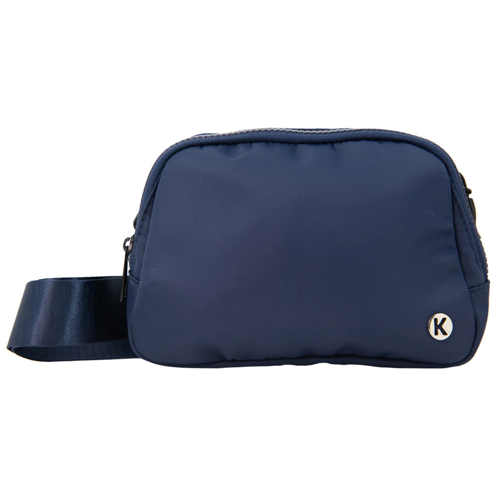 Navy Solid Fanny Pack