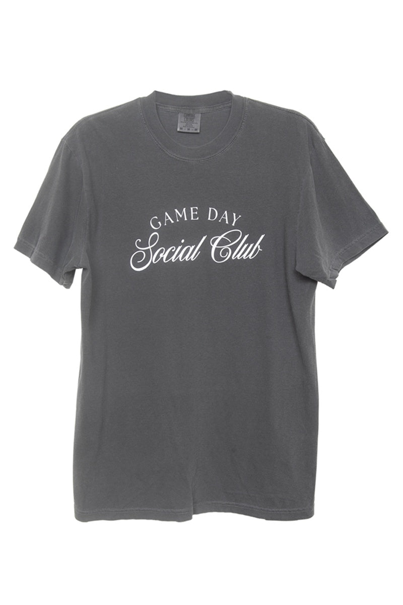 Game Day Social Club Graphic Tee in Pure White