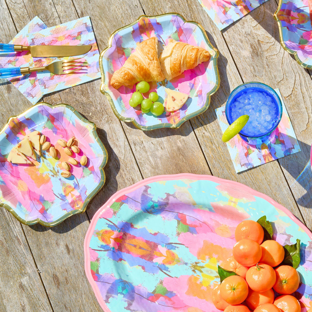 Antigua Smile Cocktail Plates