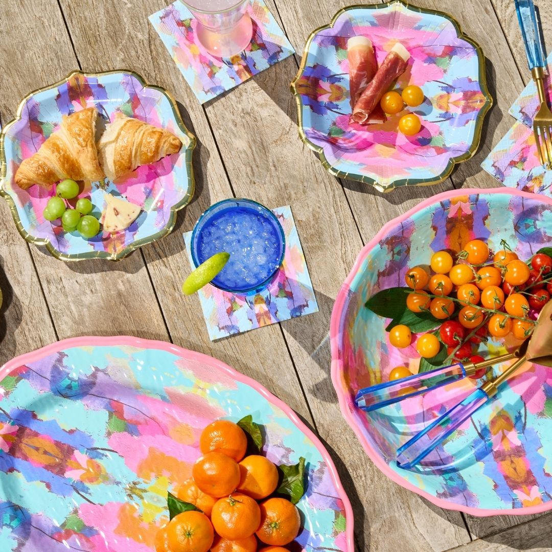 Antigua Smile Melamine Serving Platter and other collection pieces