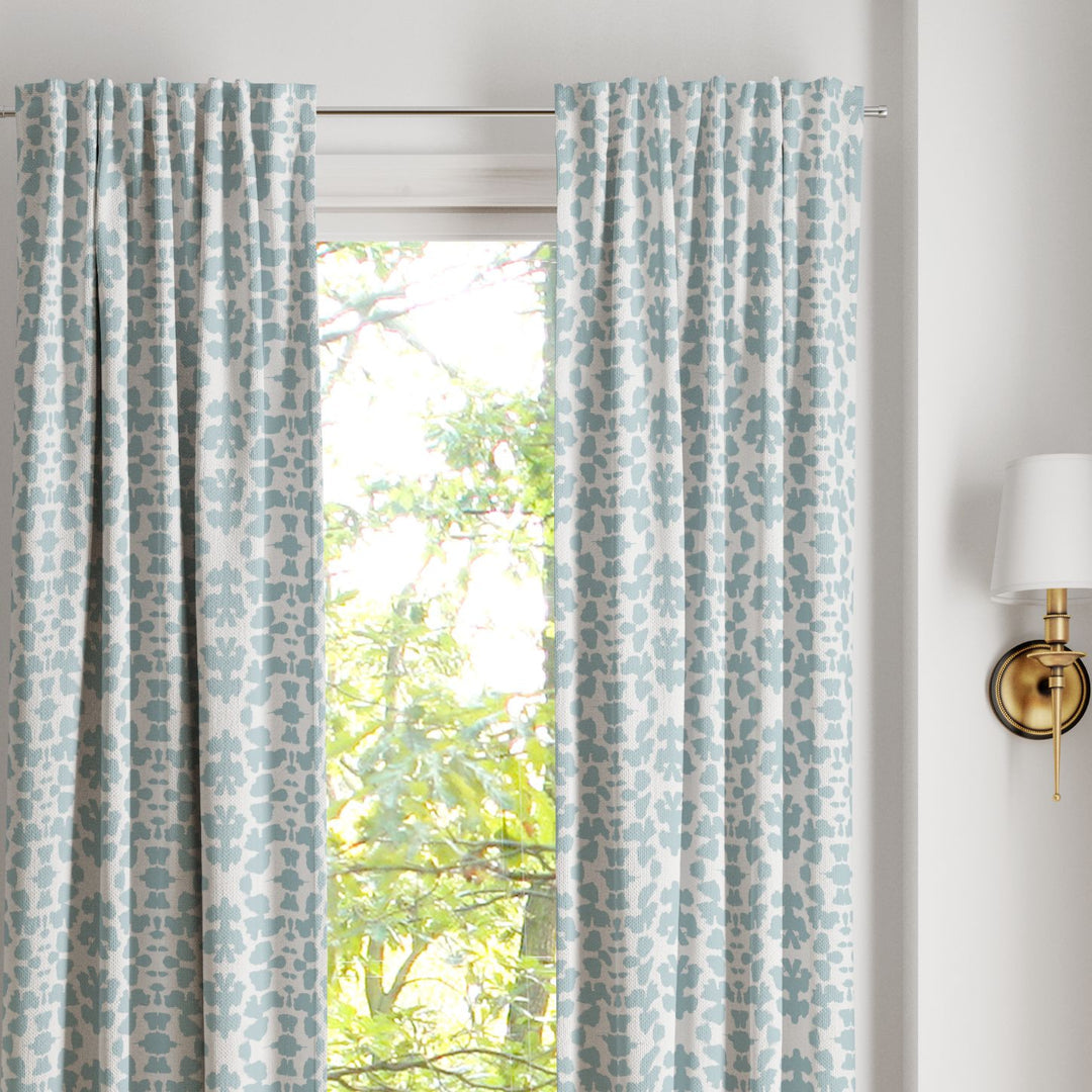 Chintz Mist Curtain Panels