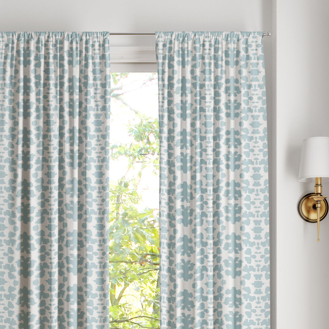 Chintz Mist Curtain Panels