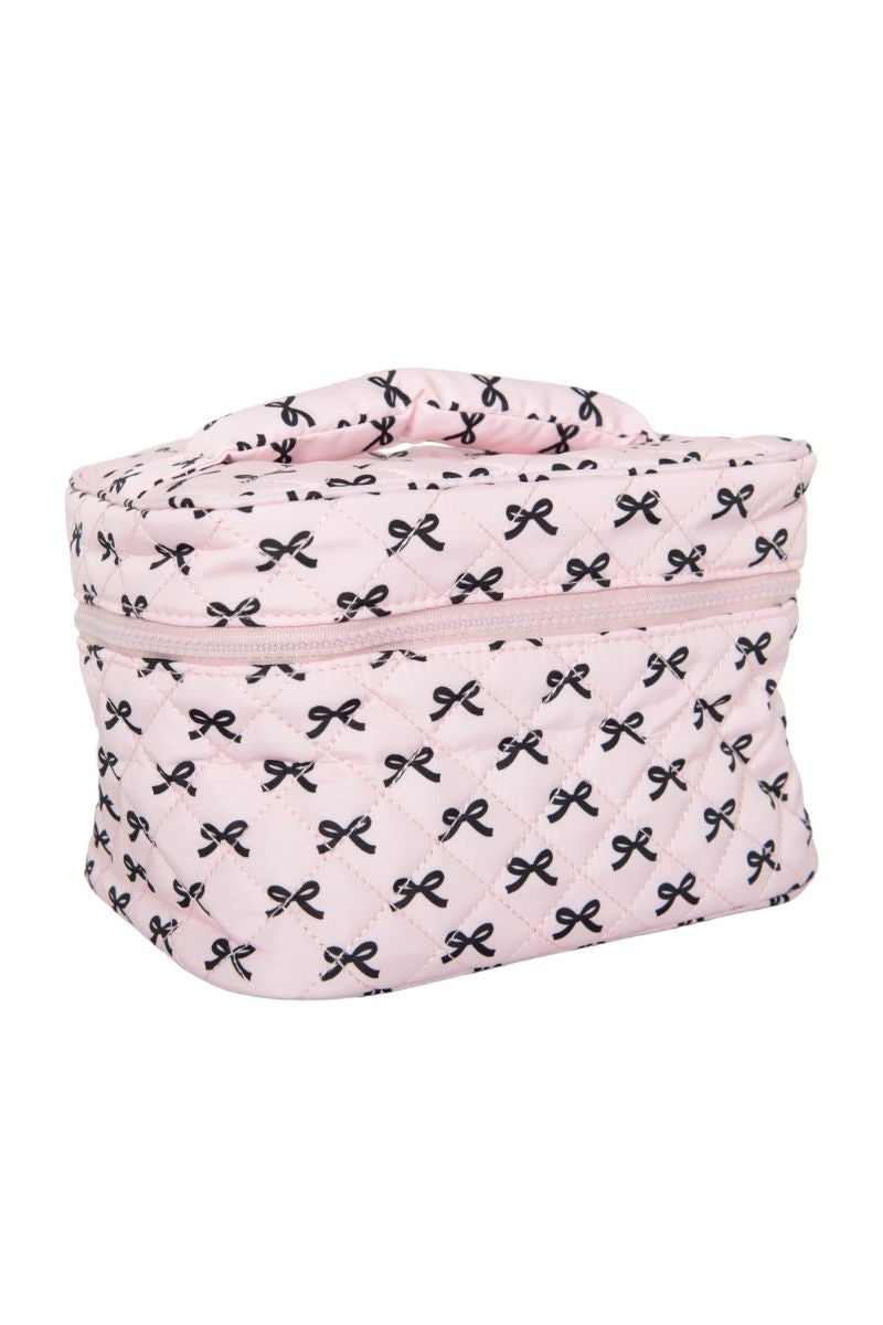 Mini Black Bows Makeup Bag that&#39;s lightweight and versatile