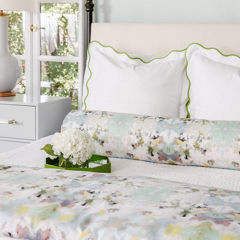 Lady Bird Round Bolster Pillow for the finishing touch