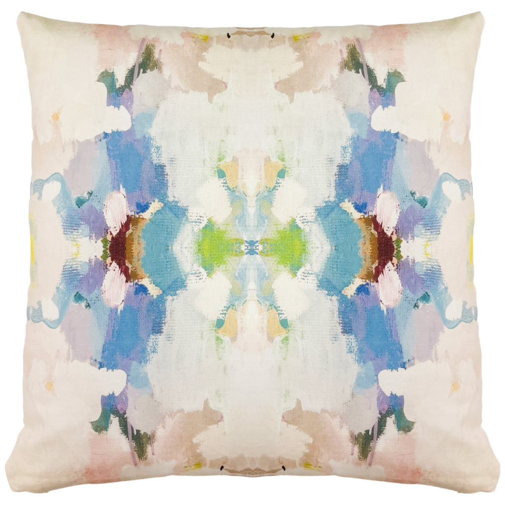 French Blue Throw Pillow 26&quot; square