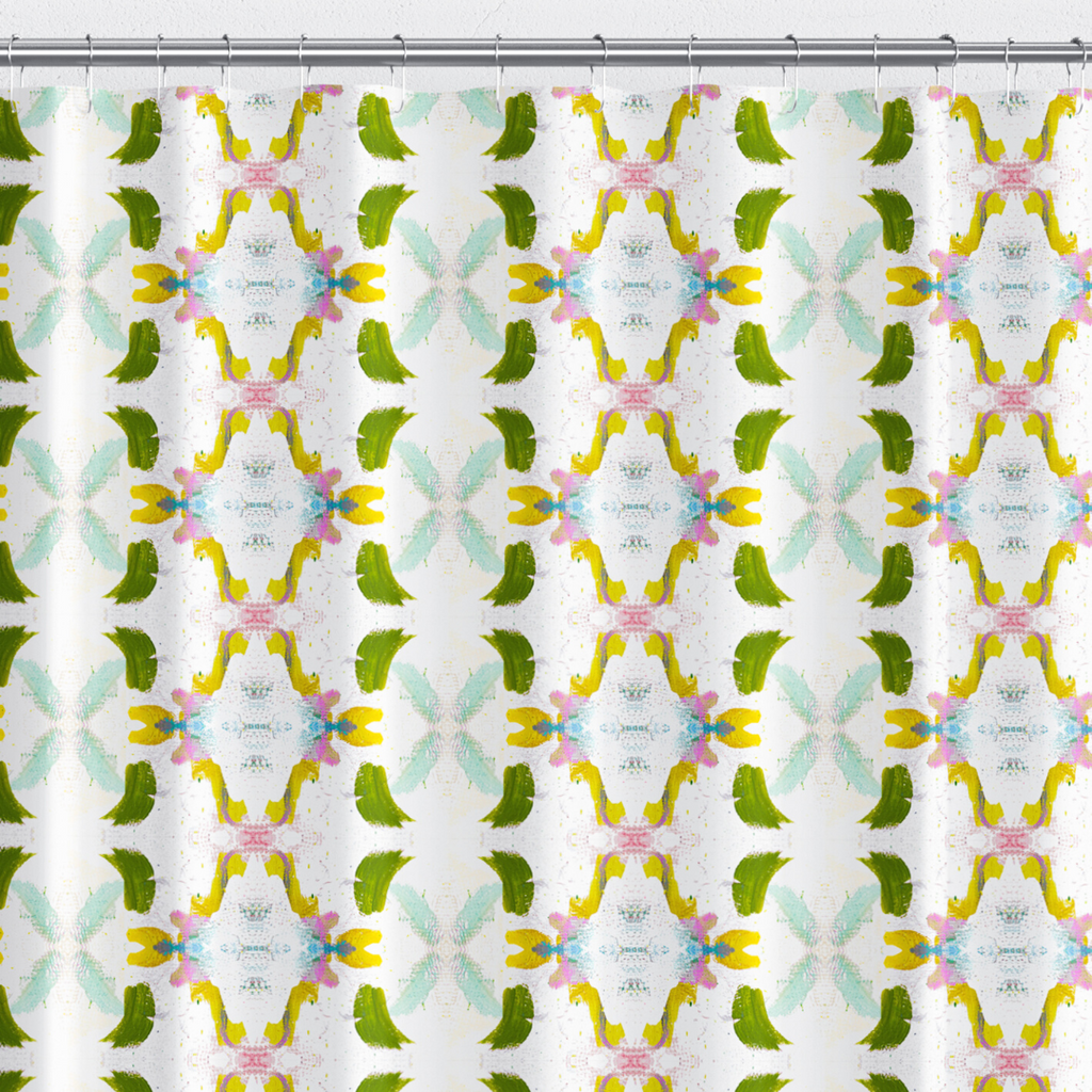 Dogwood Scalloped Shower Curtain