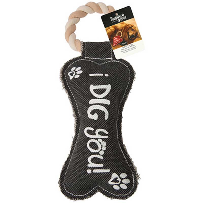 I Dig You Canvas Dog Toy - Frisco Mercantile