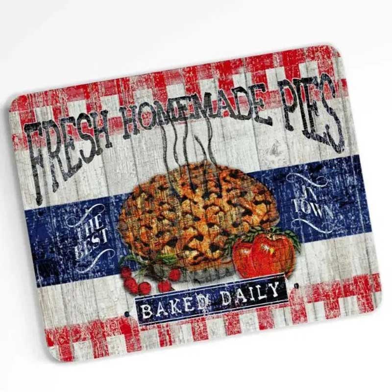 American Apple Pie Cutting Board, tempered glass 