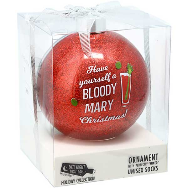 Bloody Mary Christmas Socks and ornament product image