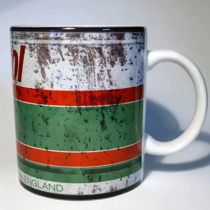 Castrol Motor Oil Coffee Mug back view