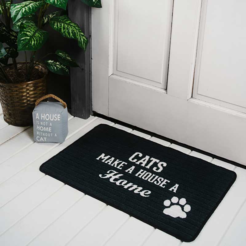 Cat Home Floor Mat for indoor or outdoor product image