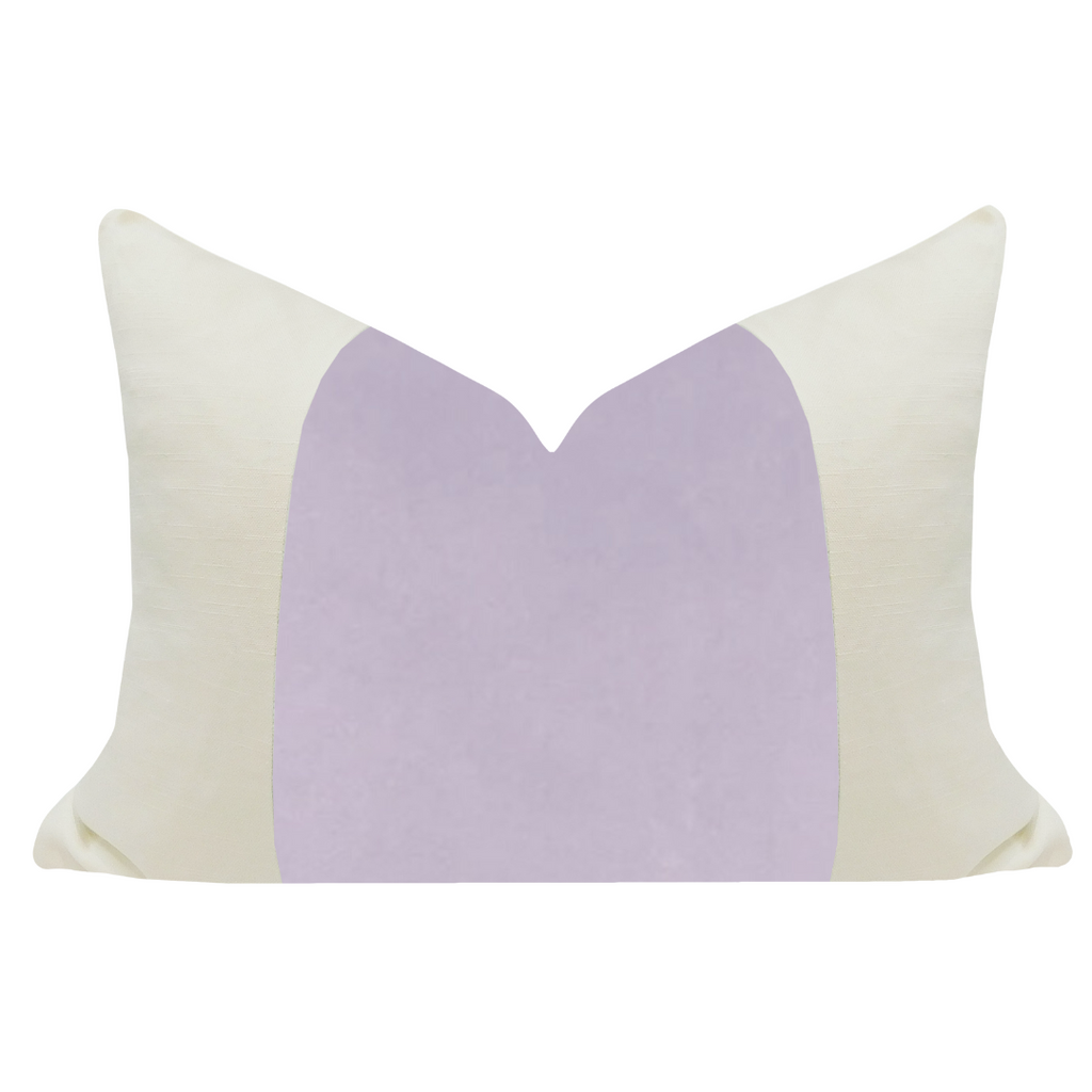 Lavender Velvet Panel - New Style lumbar size