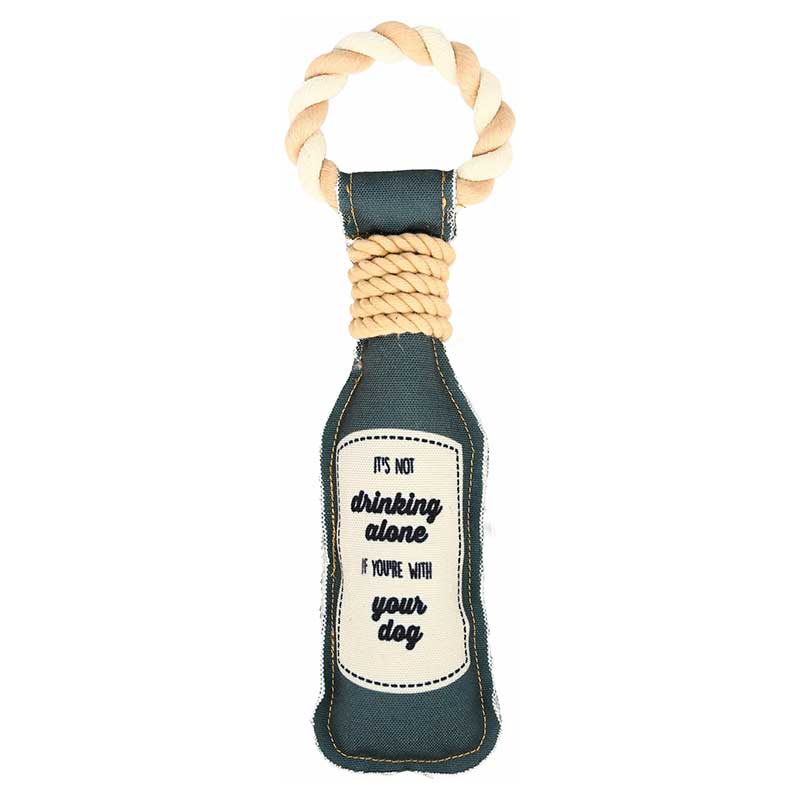 Drinking Alone Dog Chew Toy