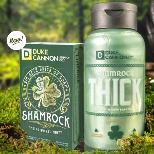 Shamrock Soap and Body Wash Set