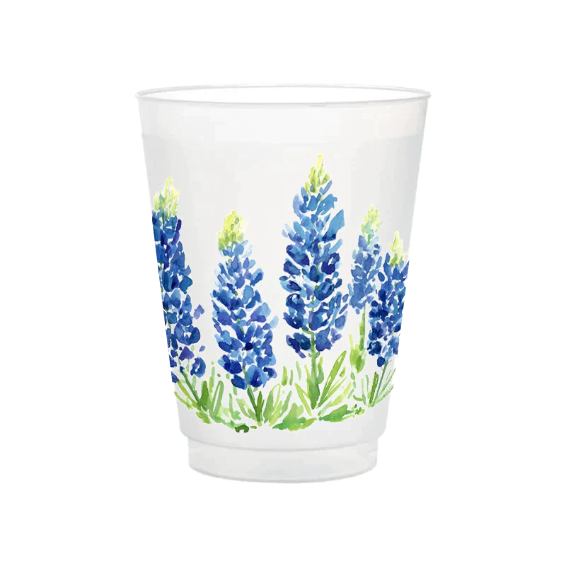 Bluebonnet Fields Frosted Cups