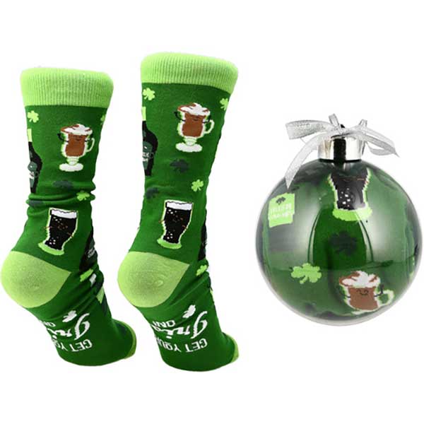 Get Your Irish On Christmas socks and ornament product image
