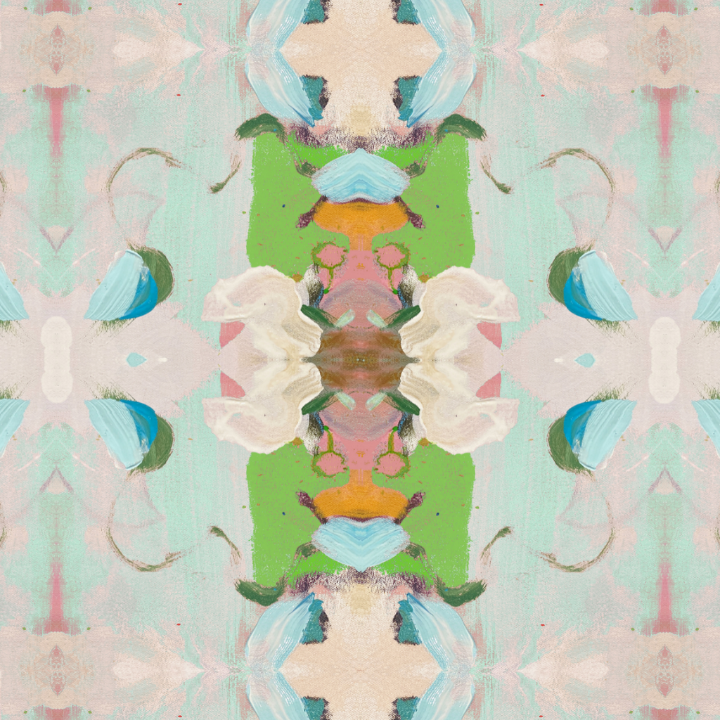 Monet&#39;s Garden Green Sham King