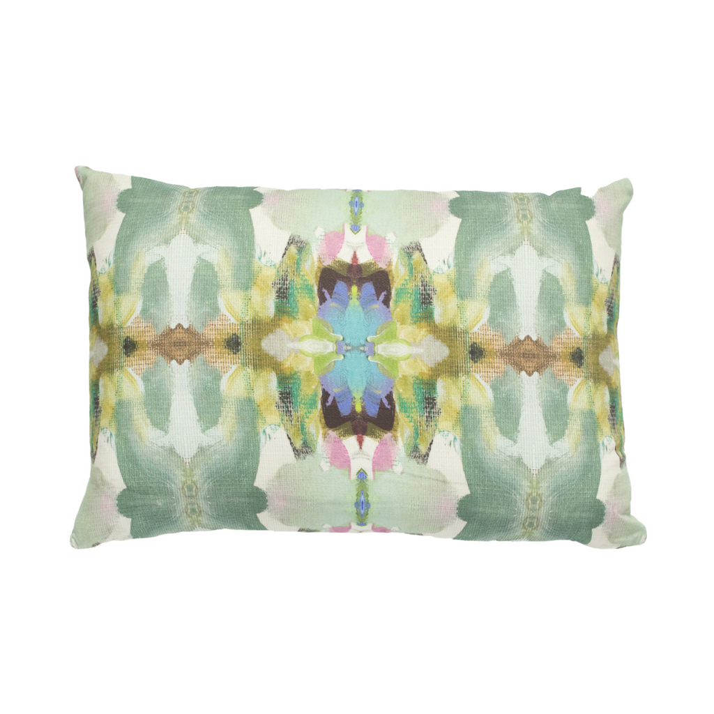 Lawson&#39;s Park Purple Linen Throw Pillow 14&quot; x 20&quot; Lumbar