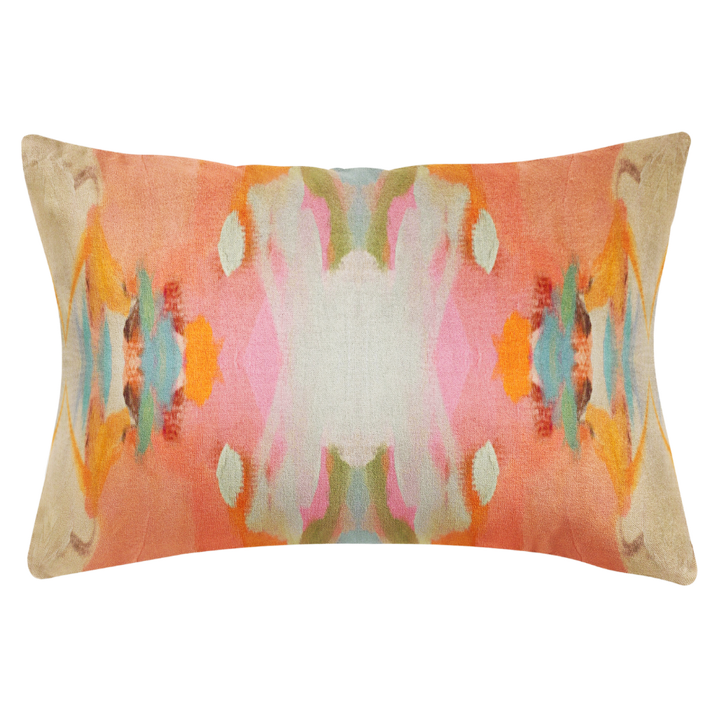 Under The Sea Orange Throw Pillow