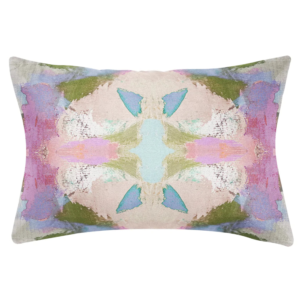 Begonia Violet Throw Pillow 14&quot; x 20&quot; lumbar size