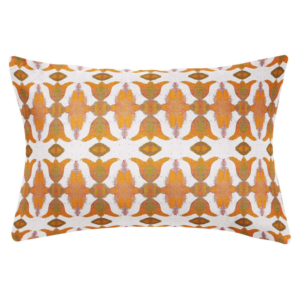 Spice Market Orange Throw Pillow 22" square