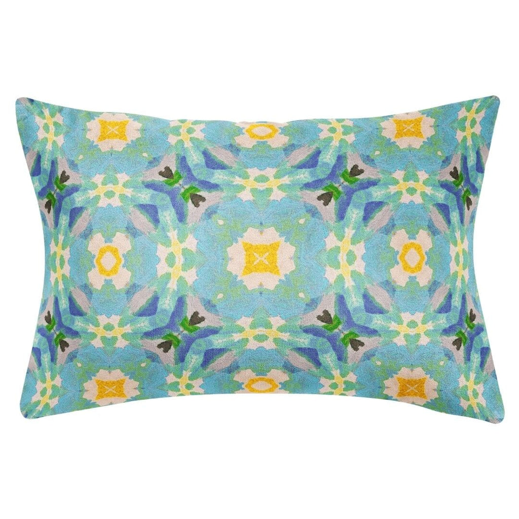 Chelsea Blue Throw Pillow 22"