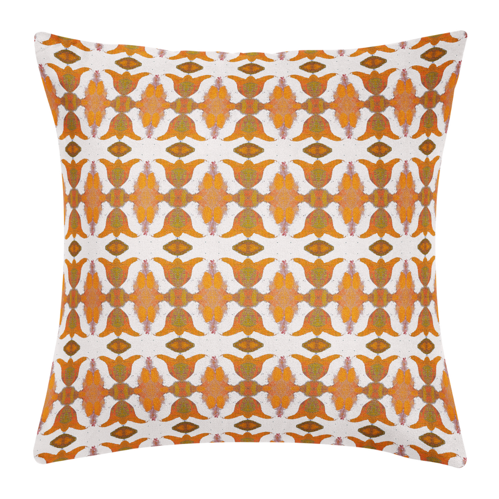 Spice Market Orange Throw Pillow 22" square