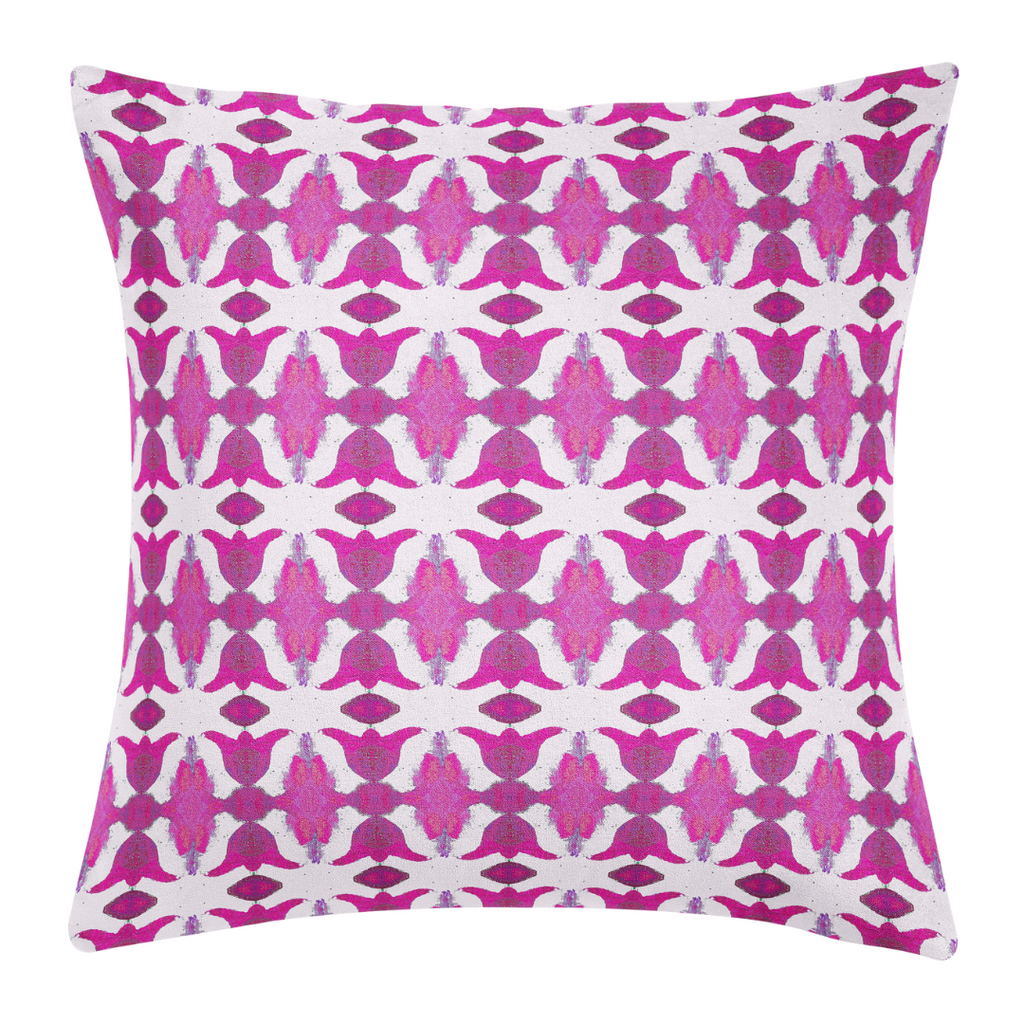 Spice Market Raspberry Throw Pillow 22" square