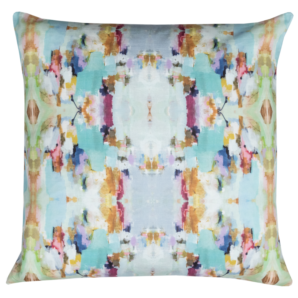 Fiesta Linen Throw Pillow 26&quot; square